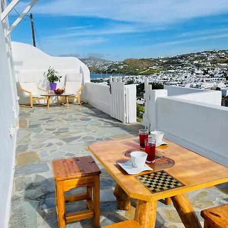 Modern Cycladic Sea View House Casa de Férias
