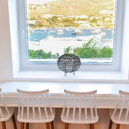 Feriehus Modern Cycladic Sea View House *