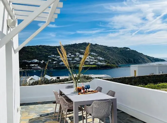 Feriehus Modern Cycladic Sea View House Ornos (Mykonos)