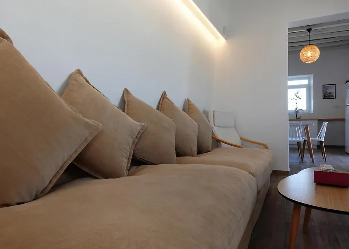 Feriehus Modern Cycladic Sea View House Ornos (Mykonos)