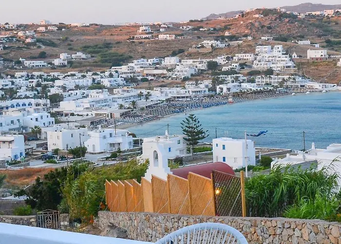 Modern Cycladic Sea View House Vakantiehuis Ornos (Mykonos)