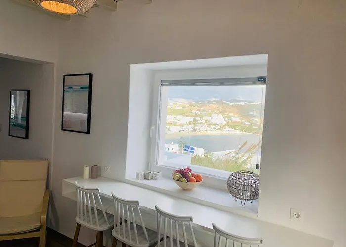 Modern Cycladic Sea View House בית נופש